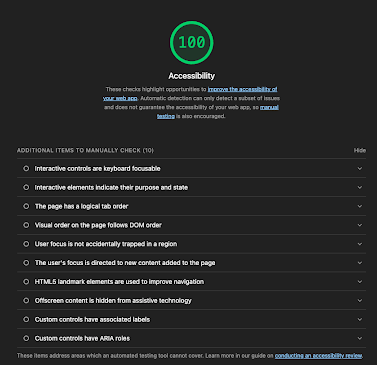 American English Accessibility Score