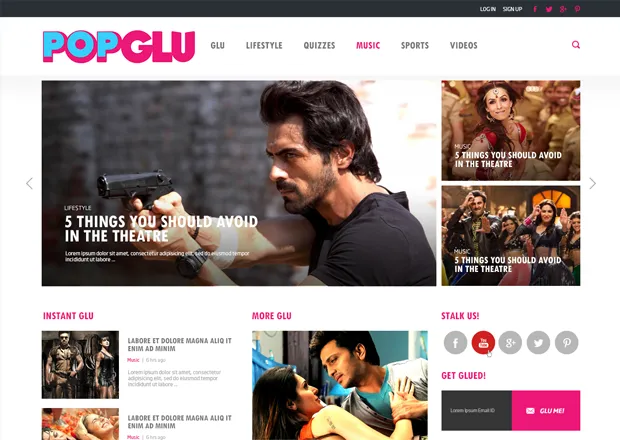 popglu.com - homepage