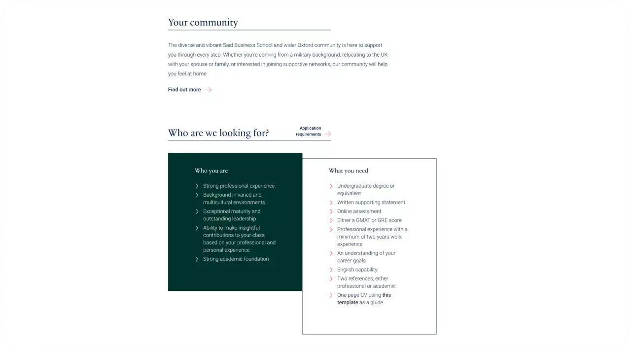 Website desktop view 3