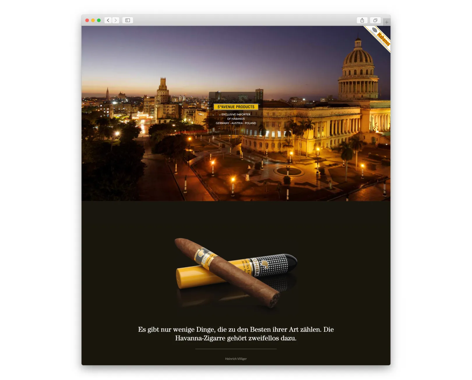 5th Avenue Products front page