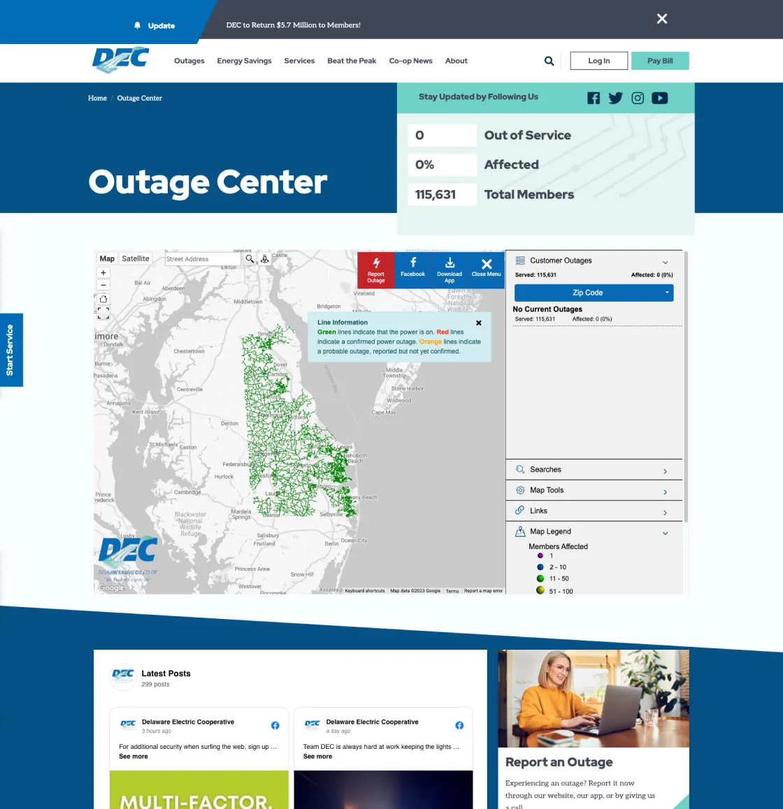 DEC Outages 