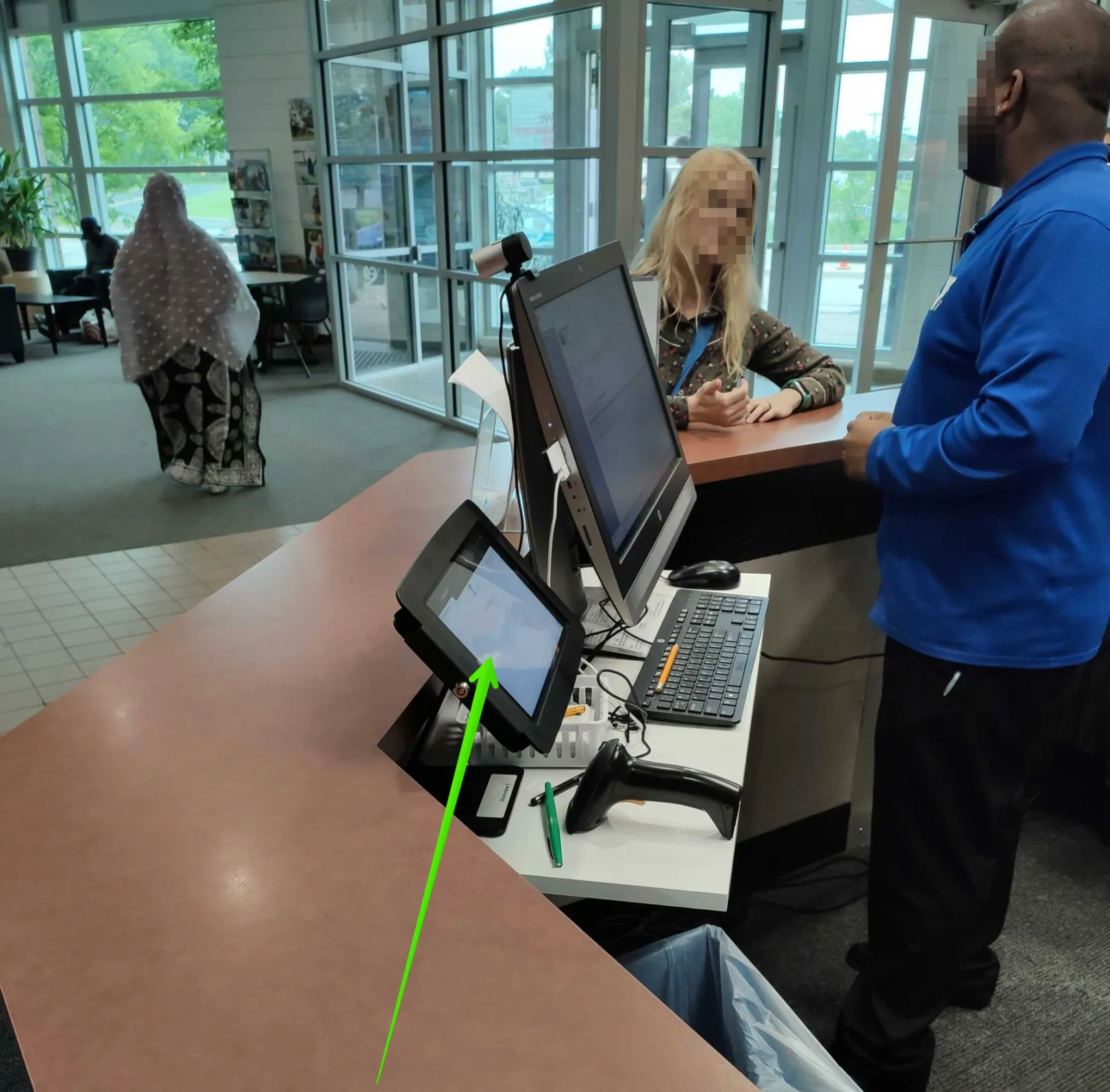 Front Desk usage