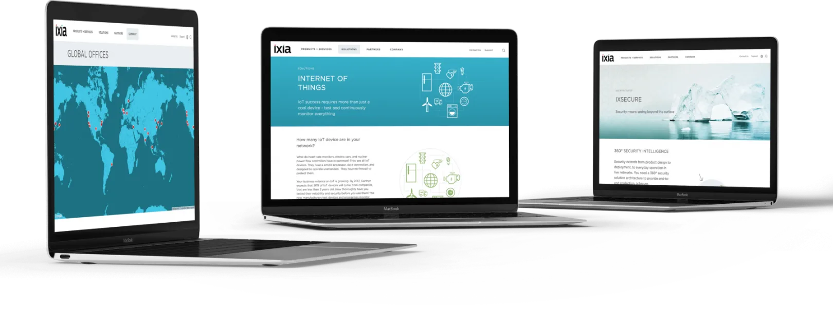 Ixia Website by Chapter Three