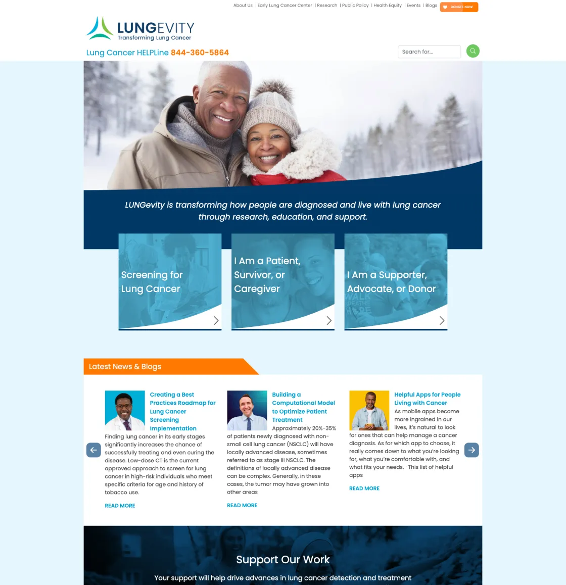 LUNGevity Home