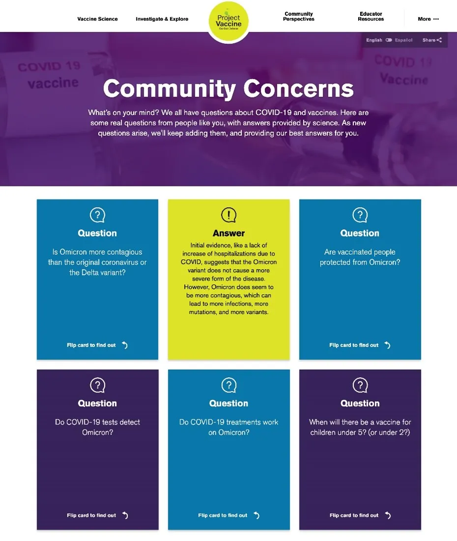 Frequently Asked Questions & Quiz component