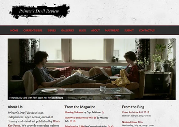 Homepage of pdrjournal.org