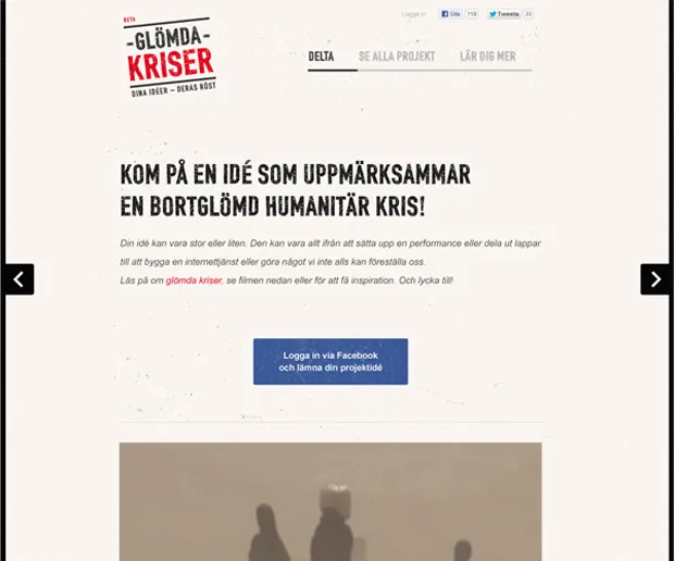 Glömda Kriser Start page