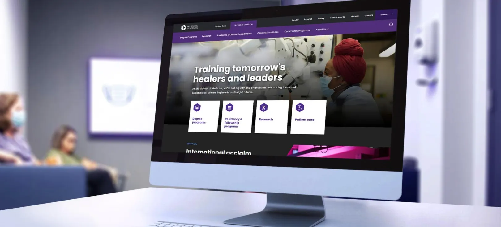 SIU med web page