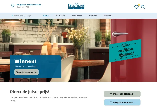 Bruynzeel Keukens homepage