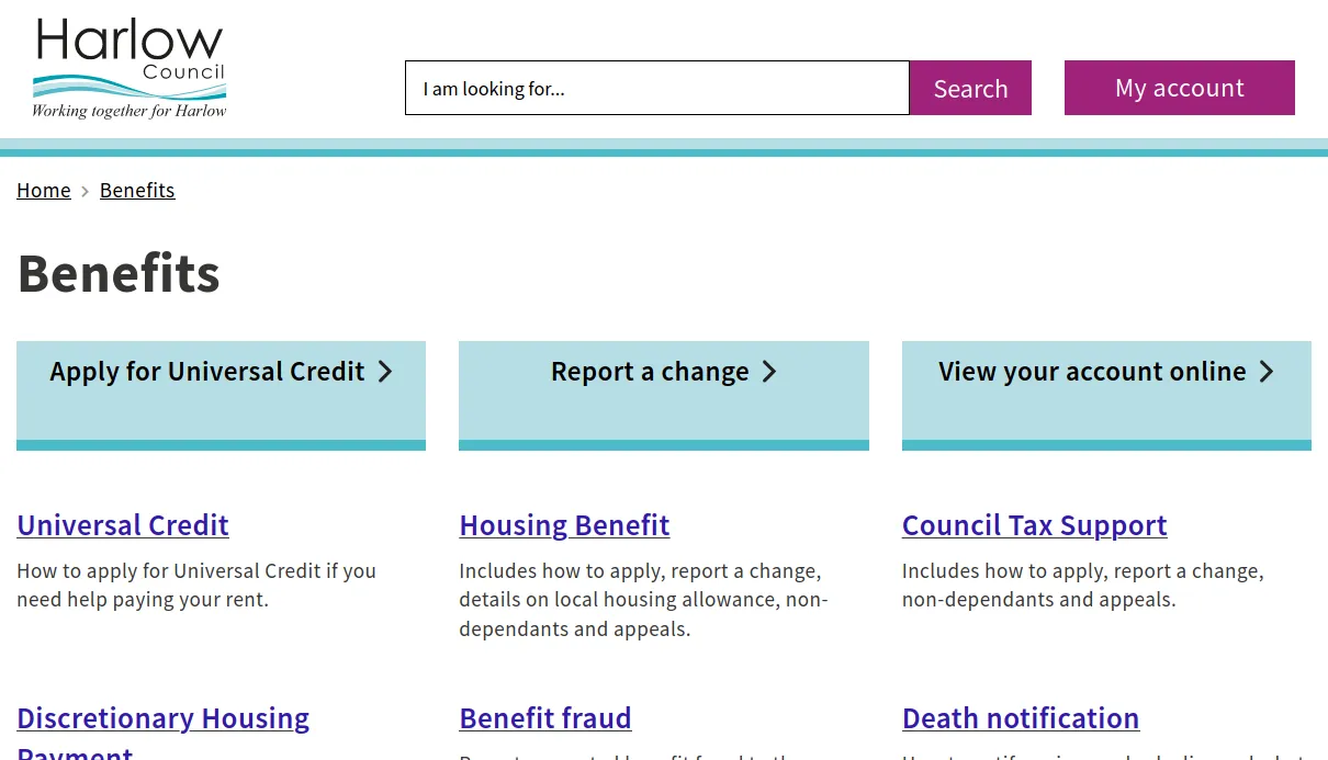 Harlow Council Website Drupal 8