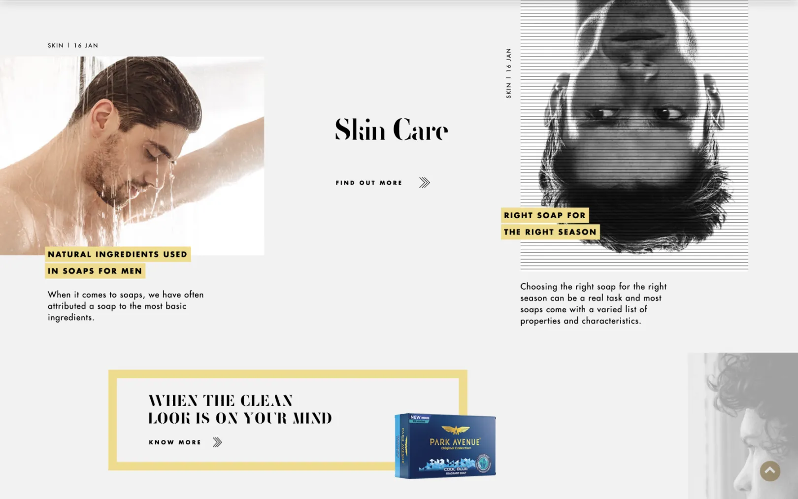 Home page second scroll