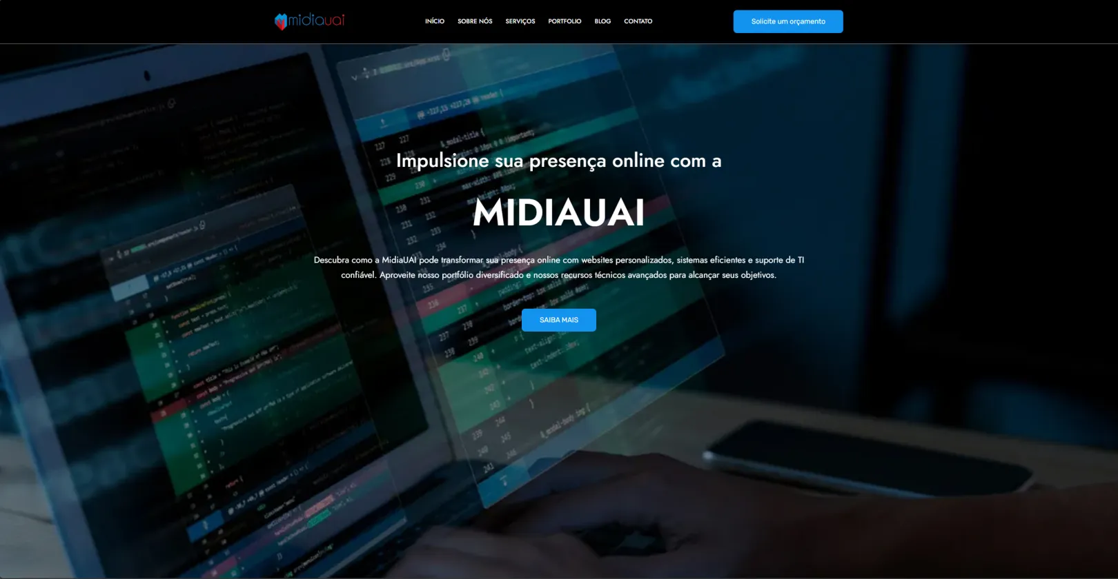 Home page.