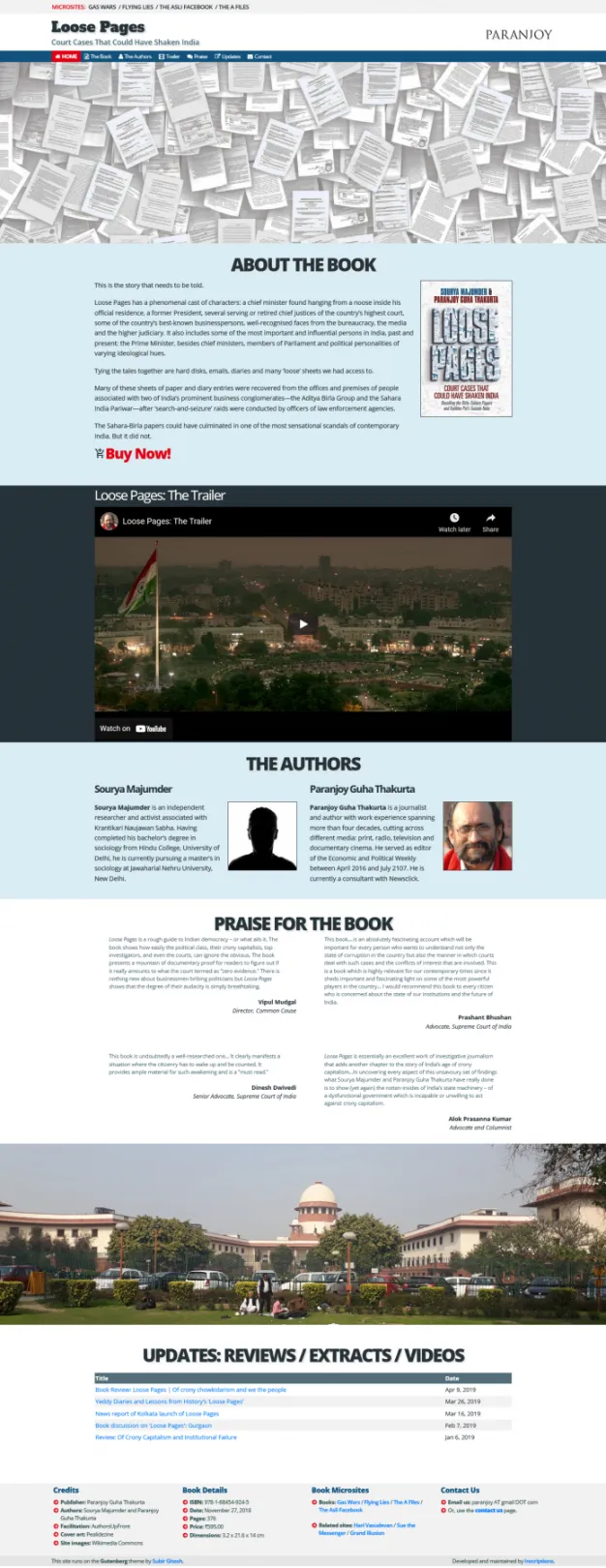 Homepage of Loose Pages