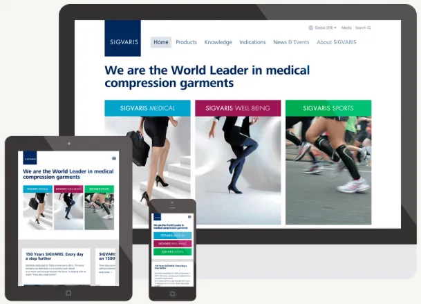 SIGVARIS main page