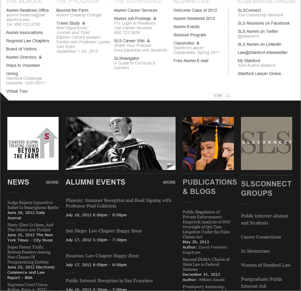 Stanford Law School Alumni Portal