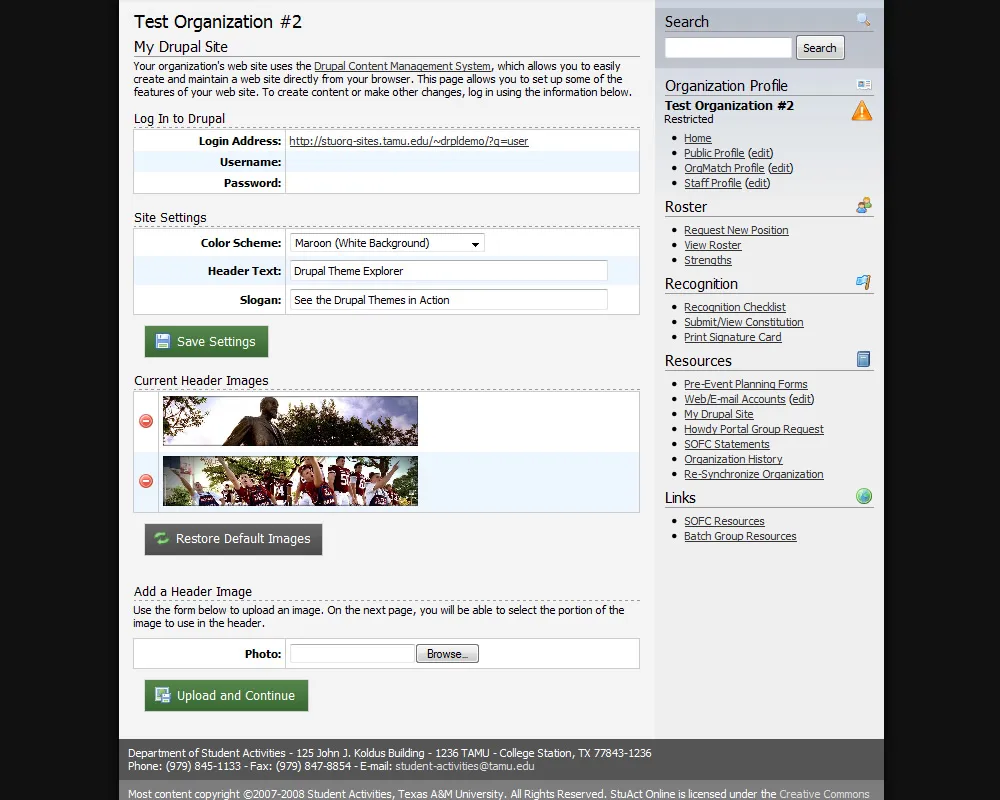 My Drupal Site