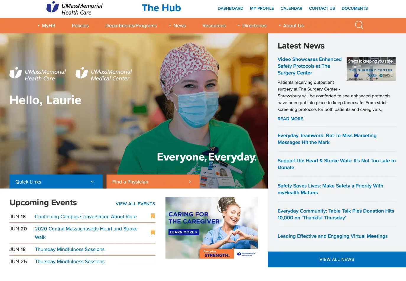 Enterprise Healthcare Drupal Intranet