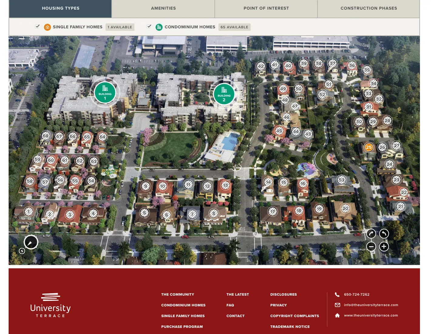 University Terrace Drupal Map