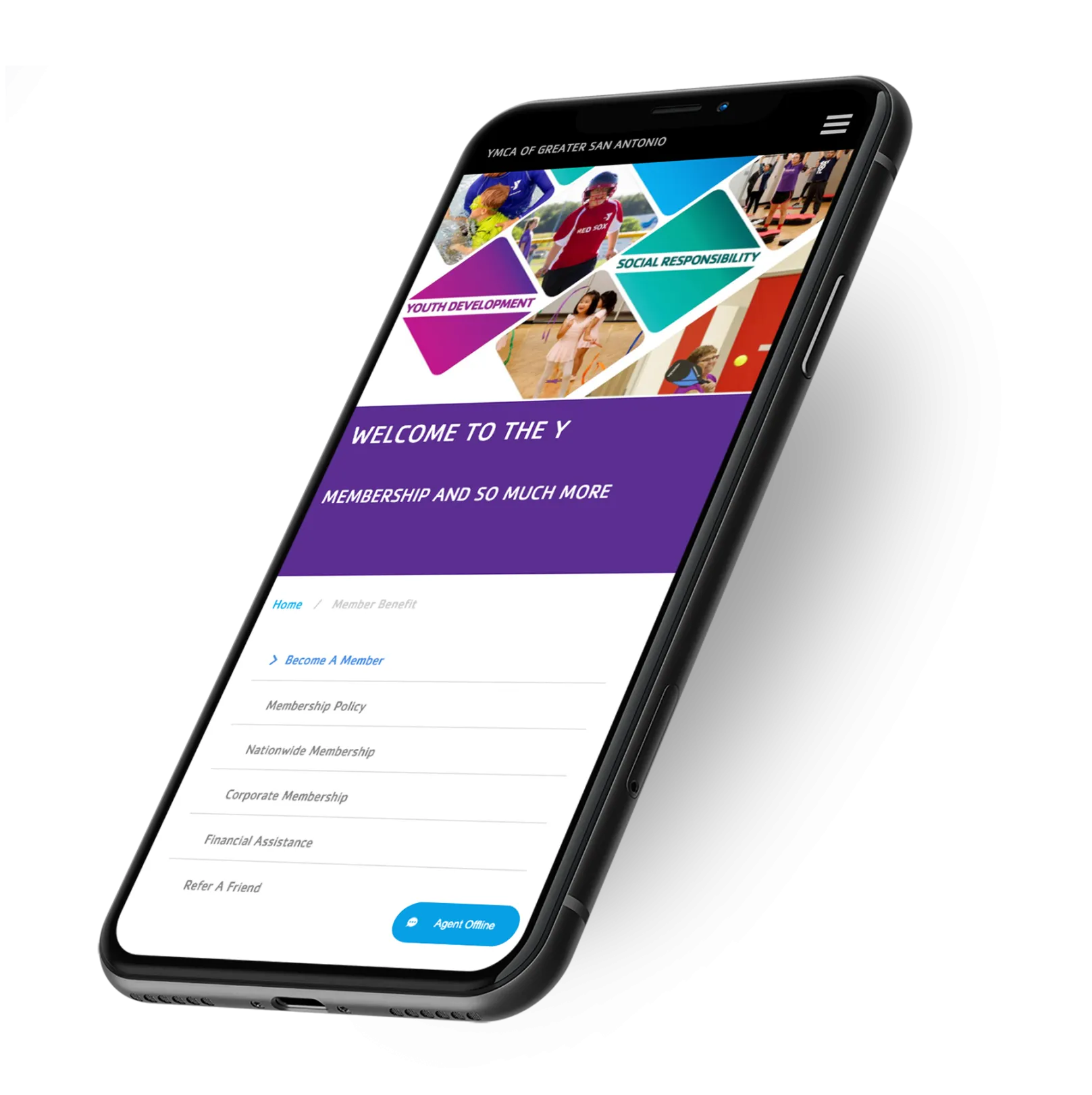 Mobile version of the site 