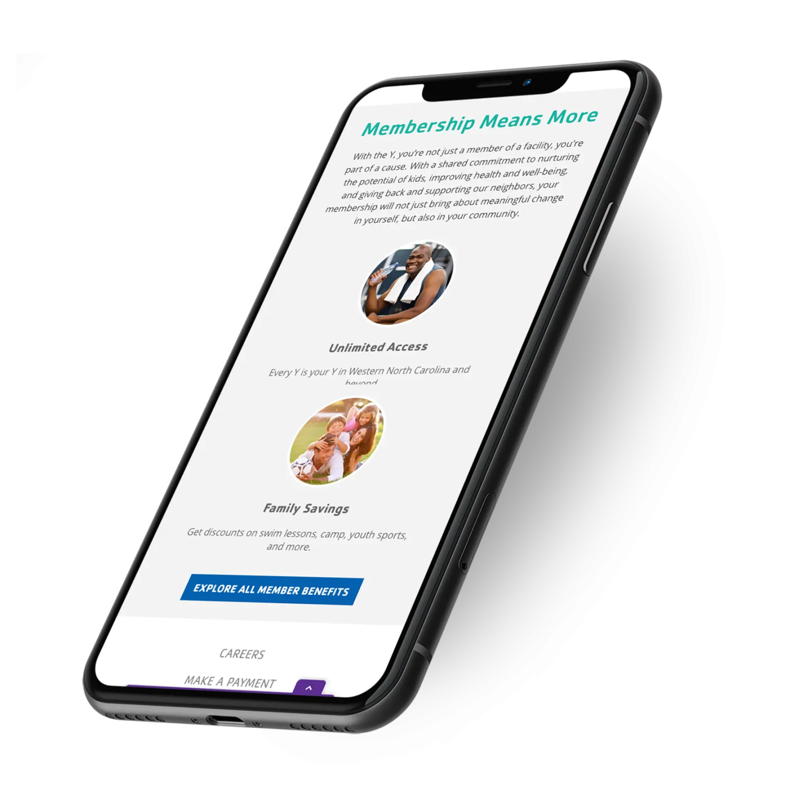 Mobile version of the site 