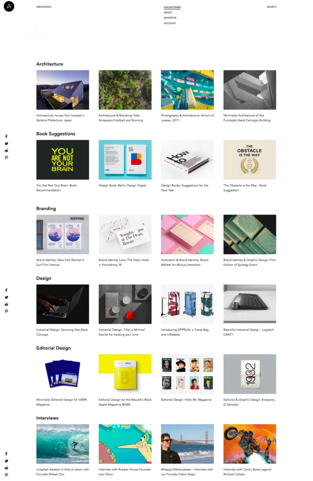 Collections Page