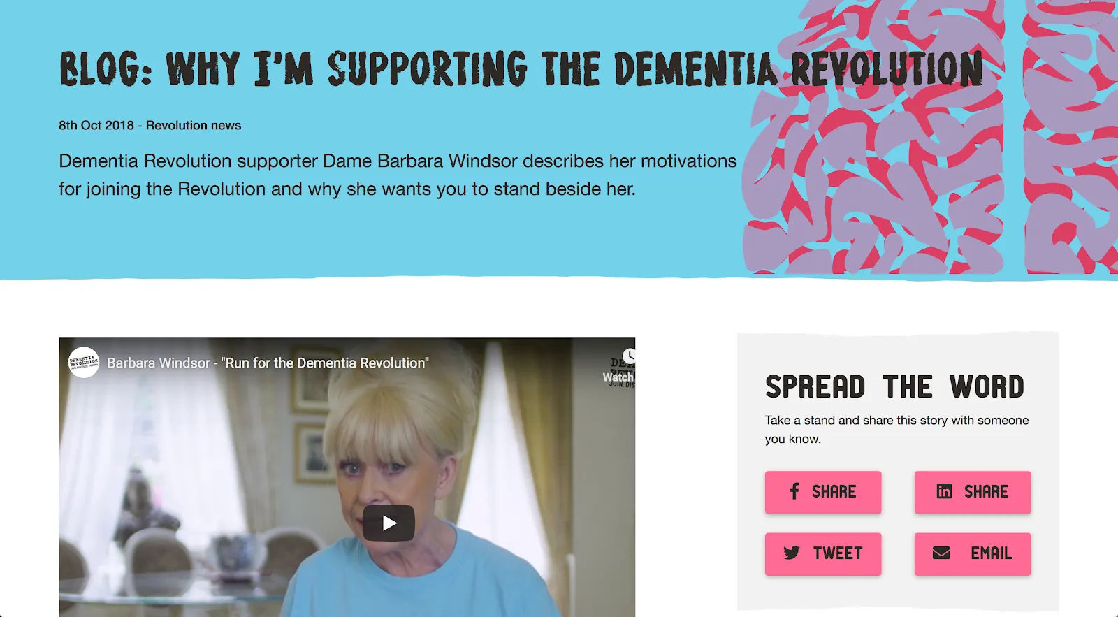 Dementia Revolution news page