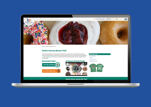 Donut Trail Landing Page