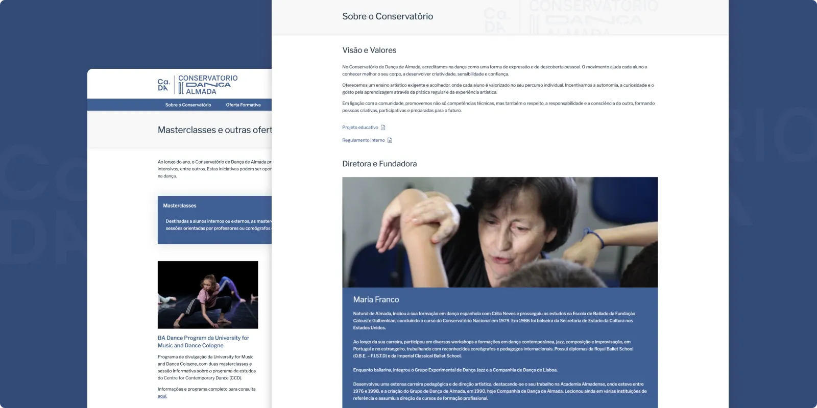 Conservatório de Dança de Almada strengthens its digital presence with Drupal