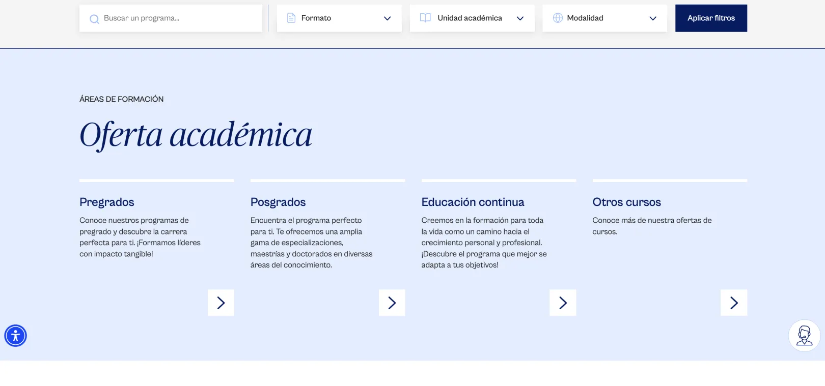 Oferta académica