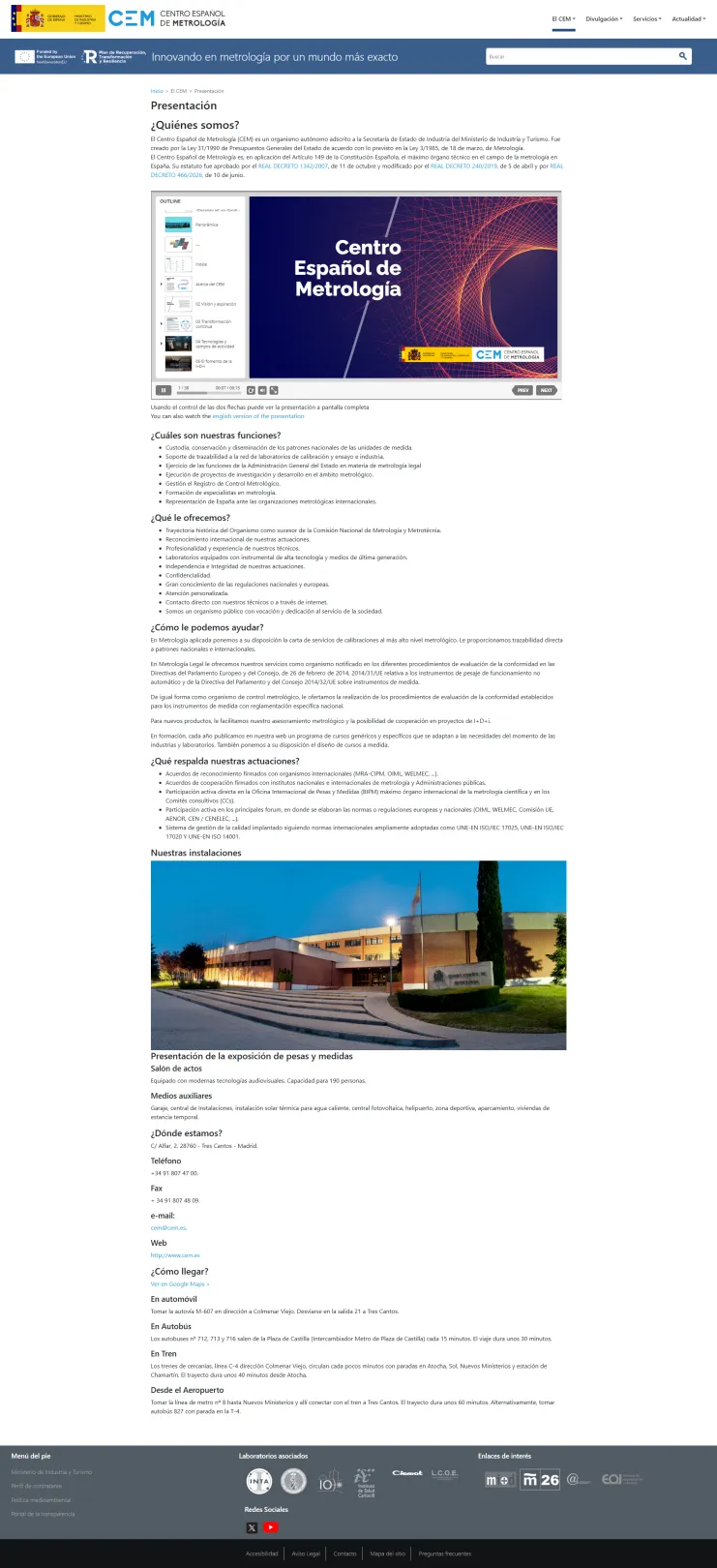 Web CEM - Quienes somos