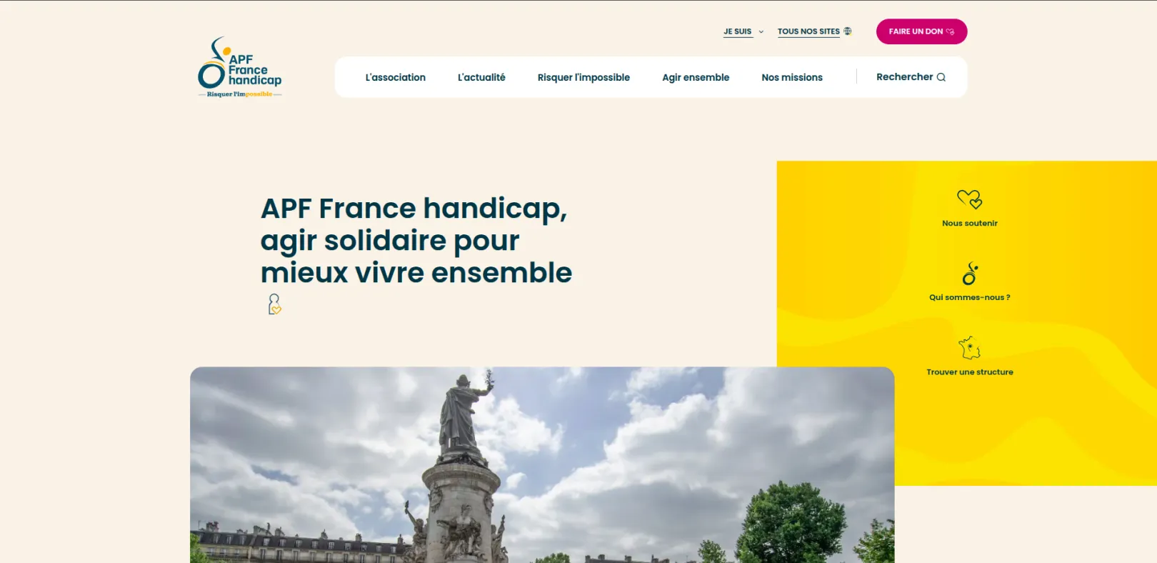 APF France Handicap website