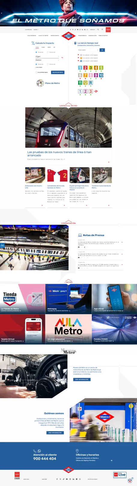 Home Web Metro Madrid