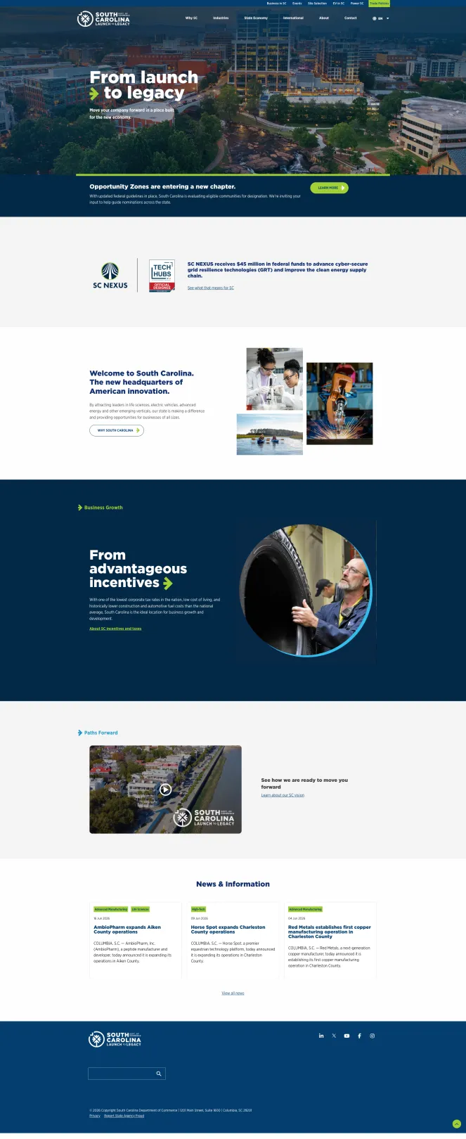Home page of sccommerce.com