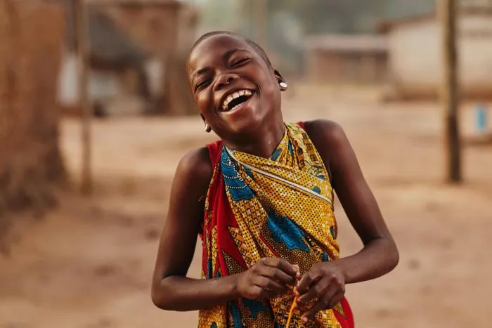 child laughing