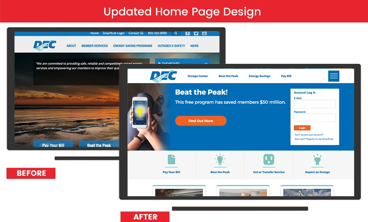 Home page redesign 