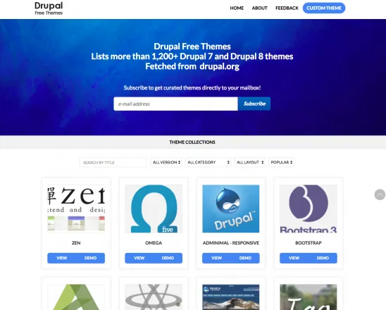 Drupal Free Themes