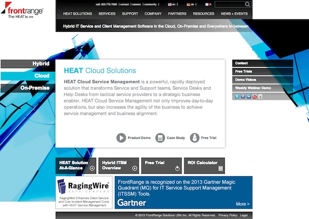 FrontRange Solutions (HTML5)