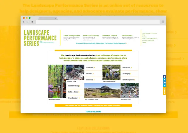 Landscape Performance Series Home page