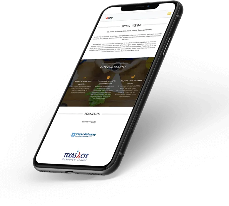 Mobile version of the site 