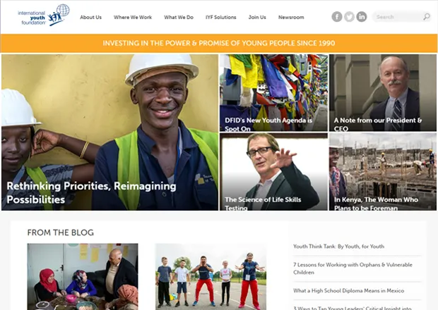 IYF homepage