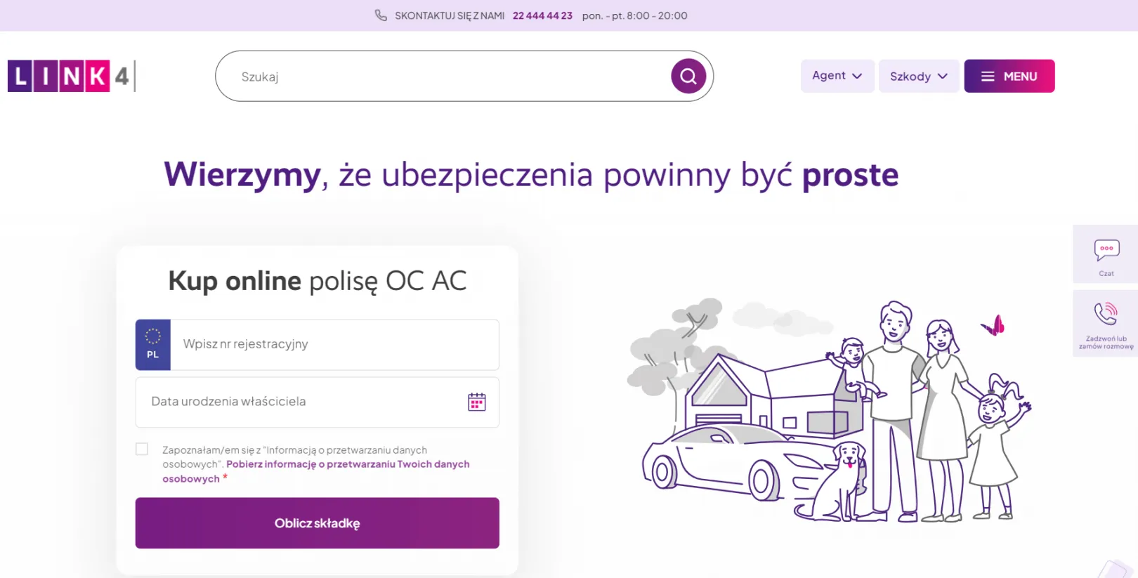 LINK4 homepage