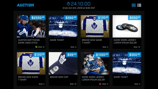 MLSE Auctions
