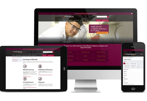 Mohawk college site pages