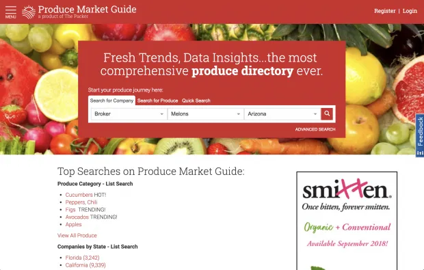 Produce Market Guide - Drupal 8 Development
