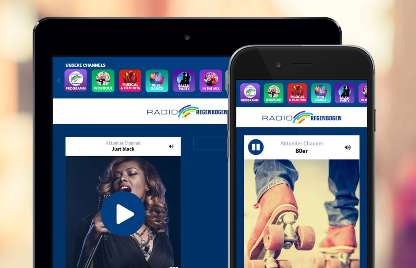 Audio player and streams