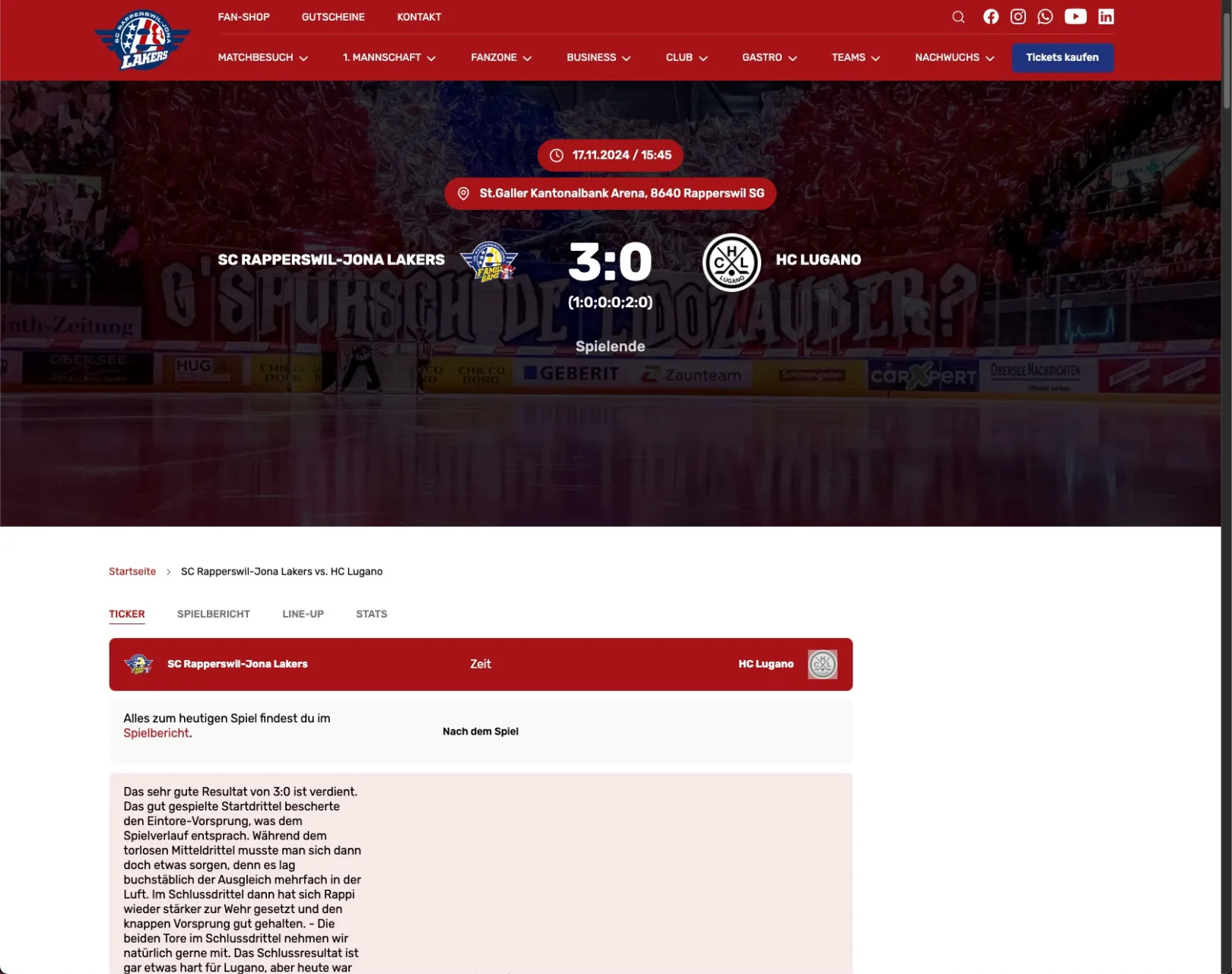 Game Ticker