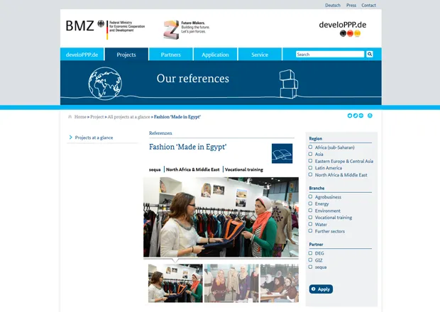 Screenshot of www.developpp.de