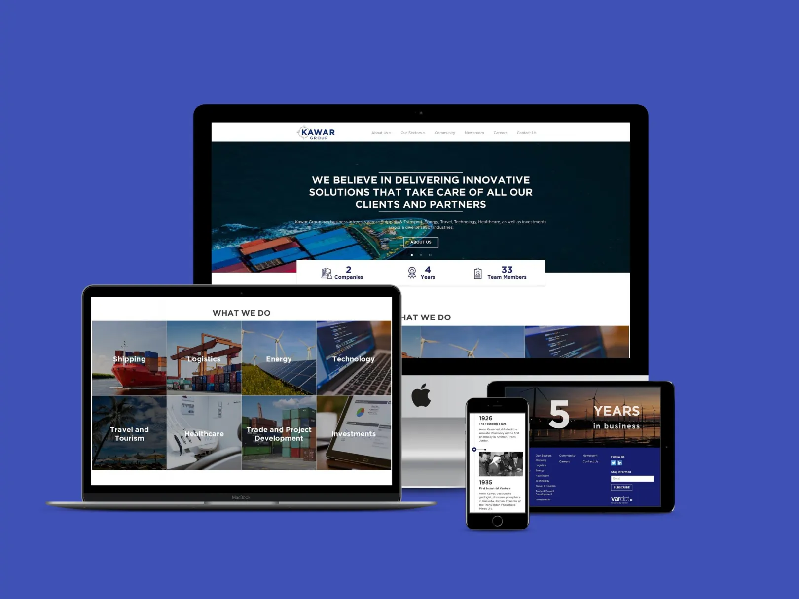 Kawar Group Website