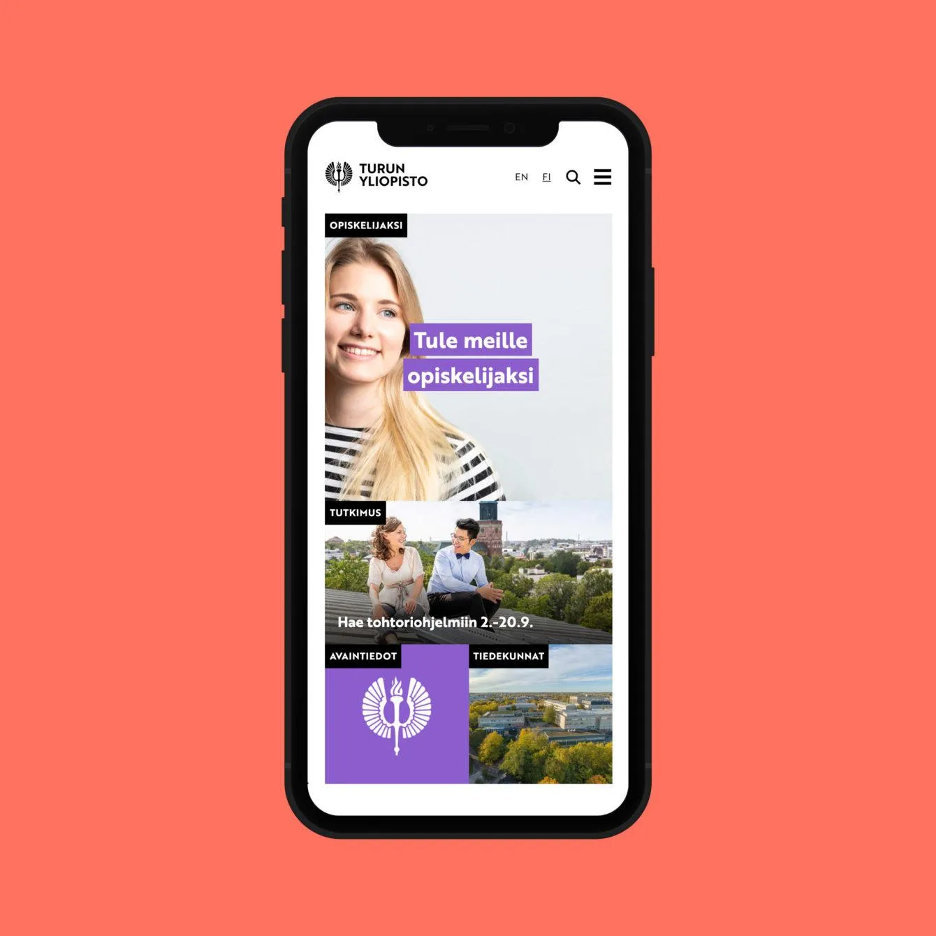 utu.fi mobile view