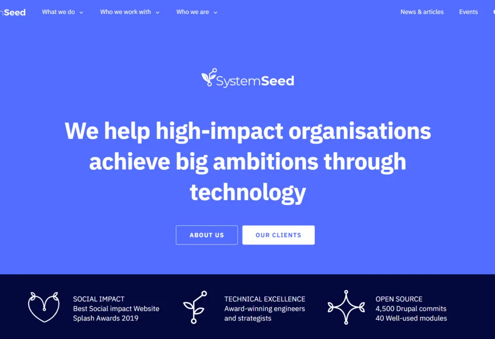SystemSeed homepage